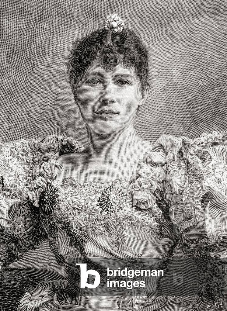 Dame Marie Tempest, 1864 –  1942.   From The Strand Magazine published 1897.