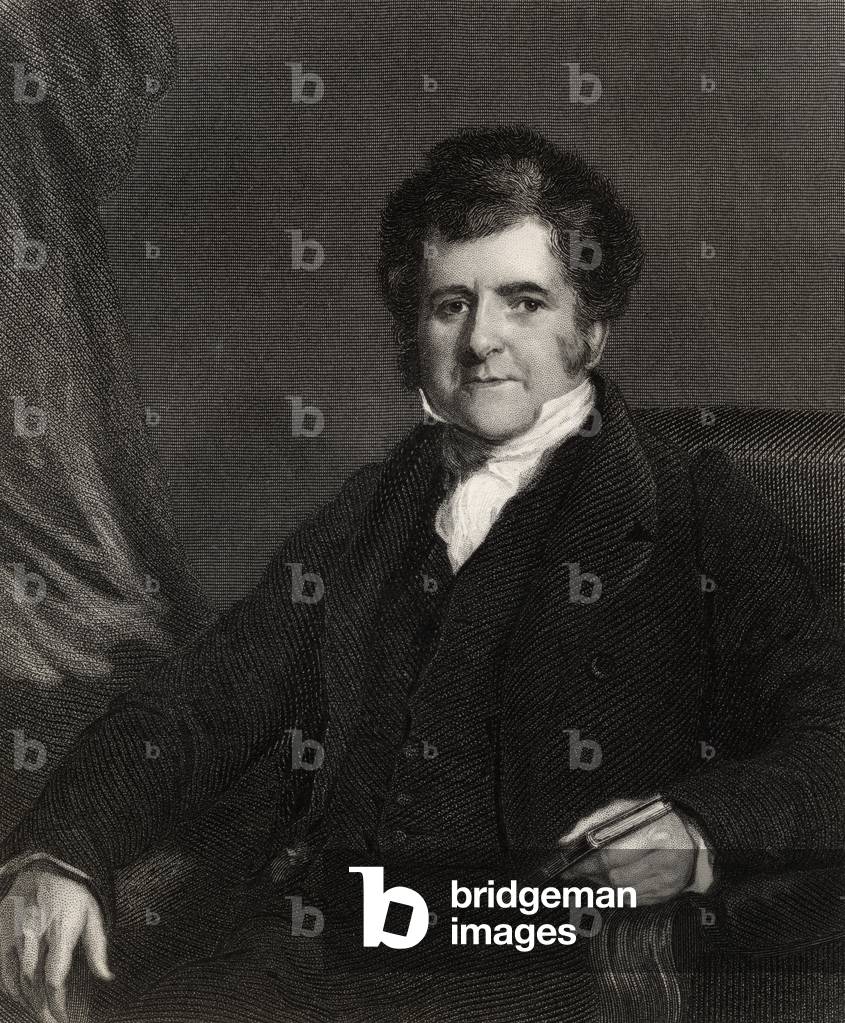 Richard Bright, engraved by H. Cock, from 'The National Portrait Gallery, Volume I', published c.1820 (litho)