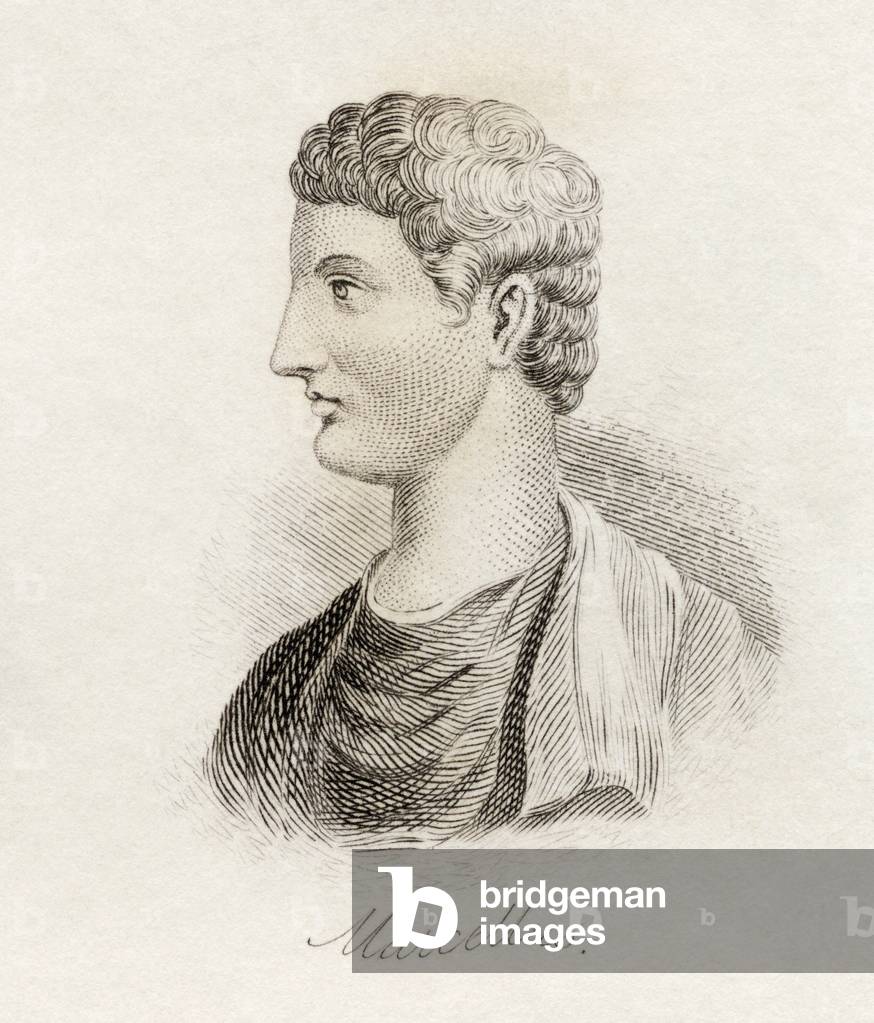 Marcus Claudius Marcellus, from 'Crabb's Historical Dictionary', published 1825 (litho)