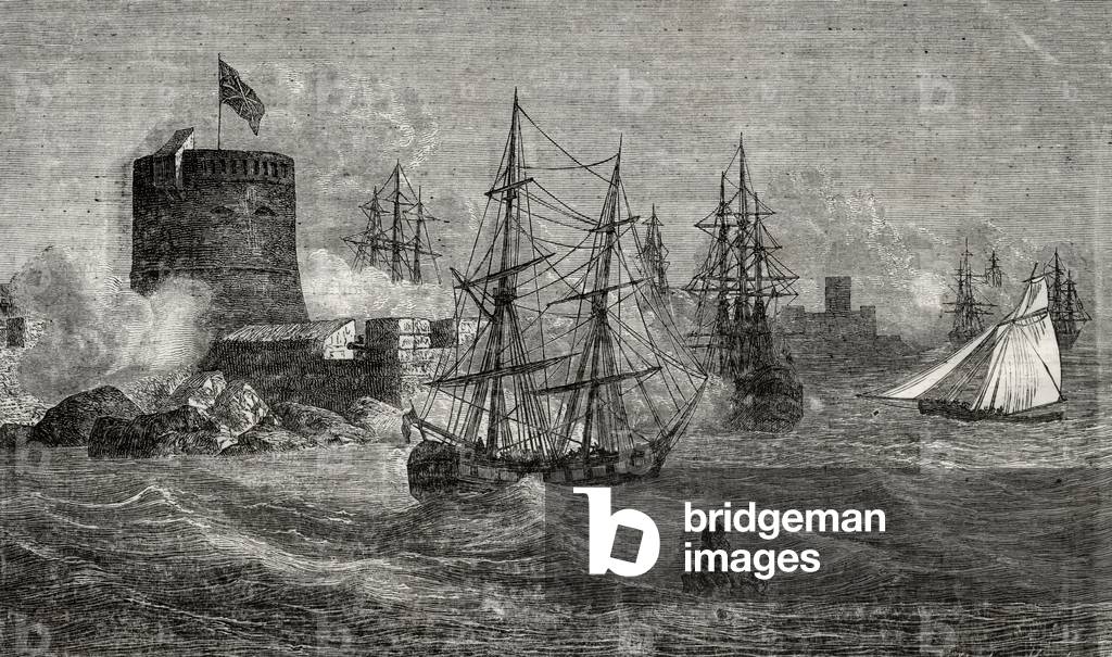 The Port of Toulon in the 18th Century (engraving)
