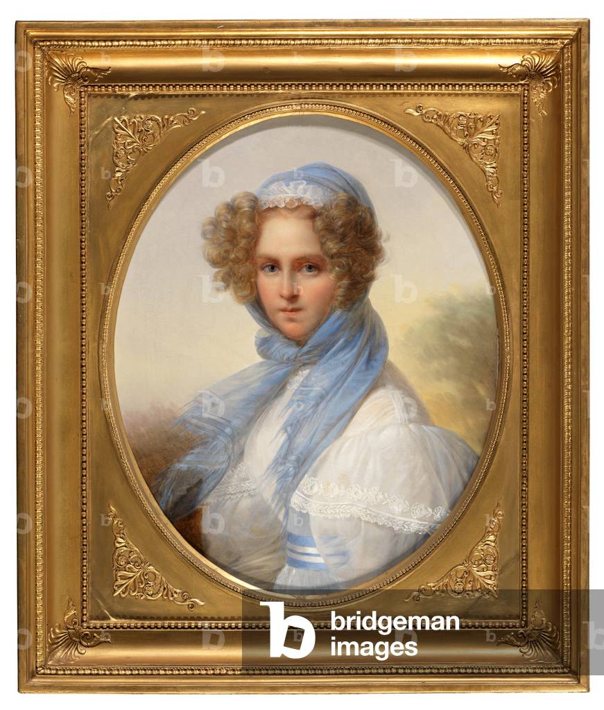 Portrait of Miss Kinsoen (oil on canvas) 