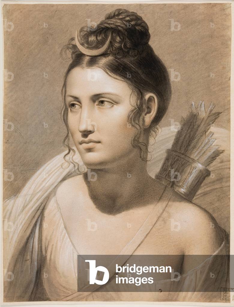 Diana (crayon on paper) 