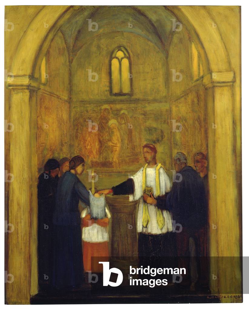 The Baptism, 1920 (oil on canvas)