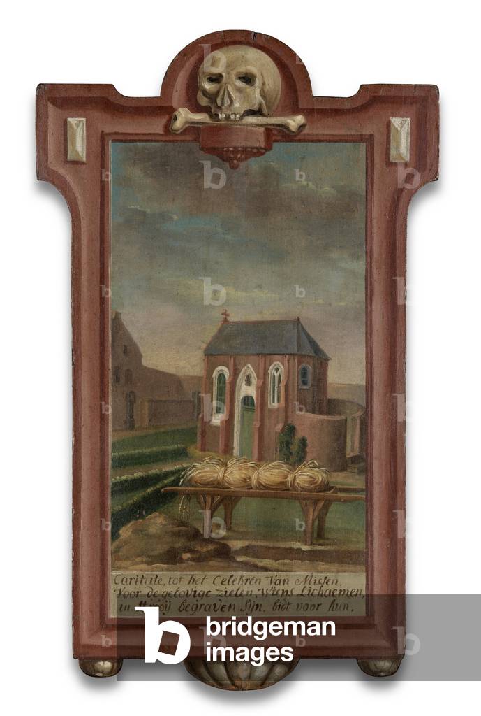 The Cemetery Chapel at Saint John's Hospital (oil on panel) 