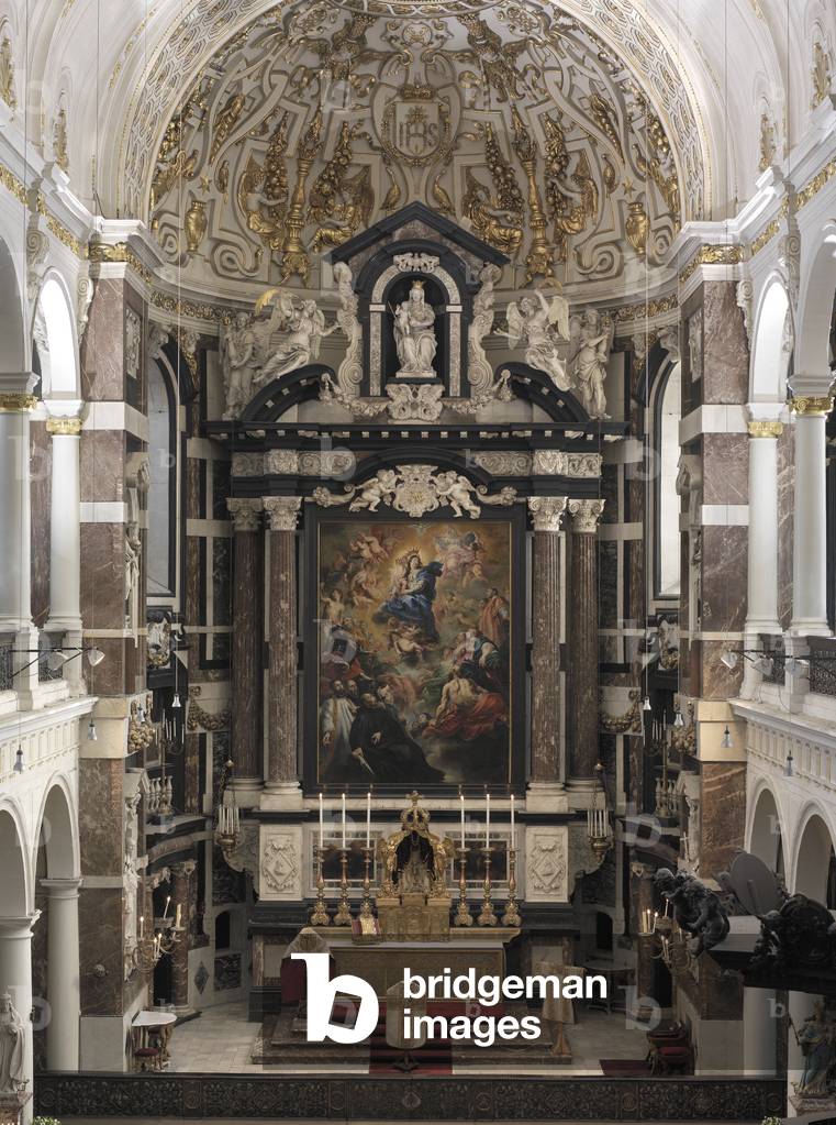 Interior of Saint-Charles Borromeo's Church, Antwerp (photo)