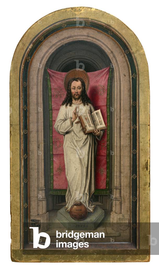 Christ Salvador Mundi, 1499 (oil on panel)
