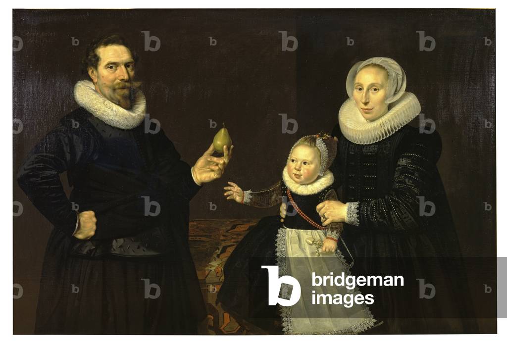 Family portrait (oil on canvas)