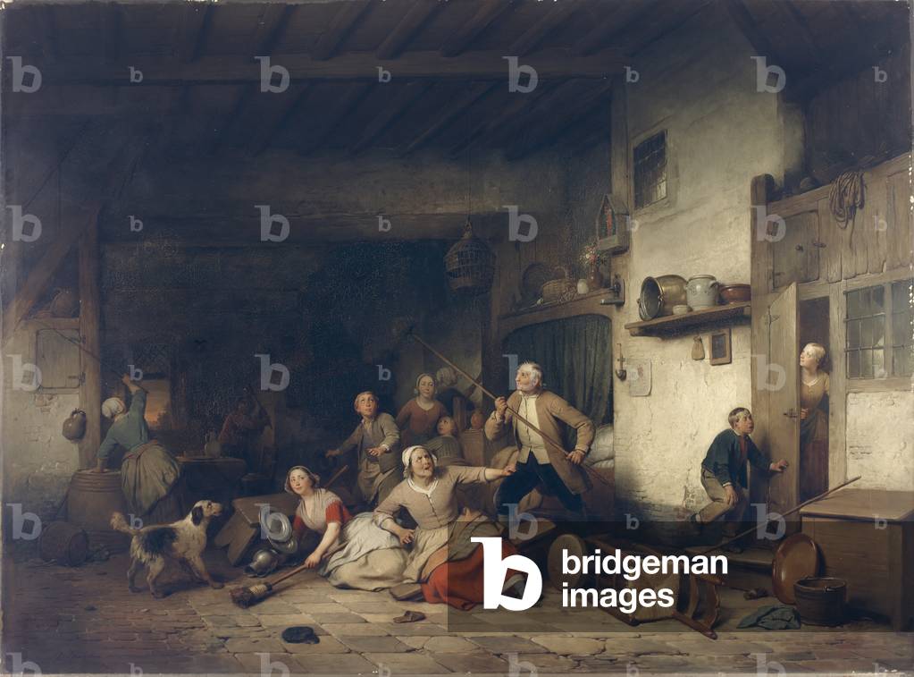 The Bat, 1860 (oil on panel)