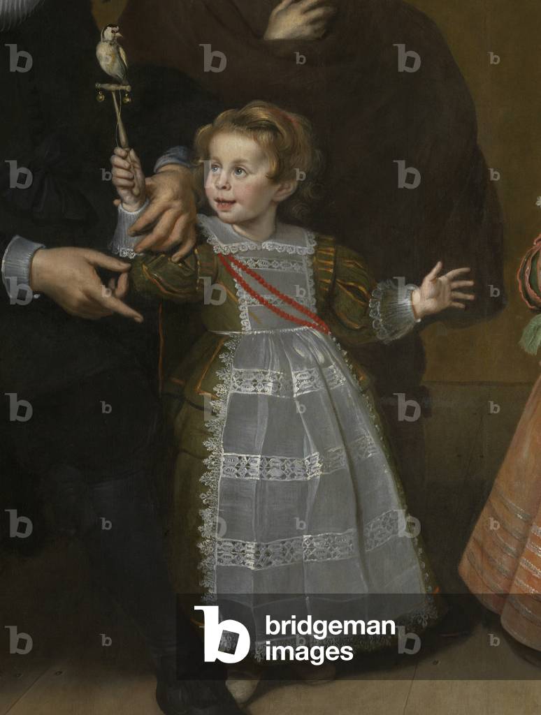 Portrait of a family, 1631 (oil on canvas) (detail of 471106)