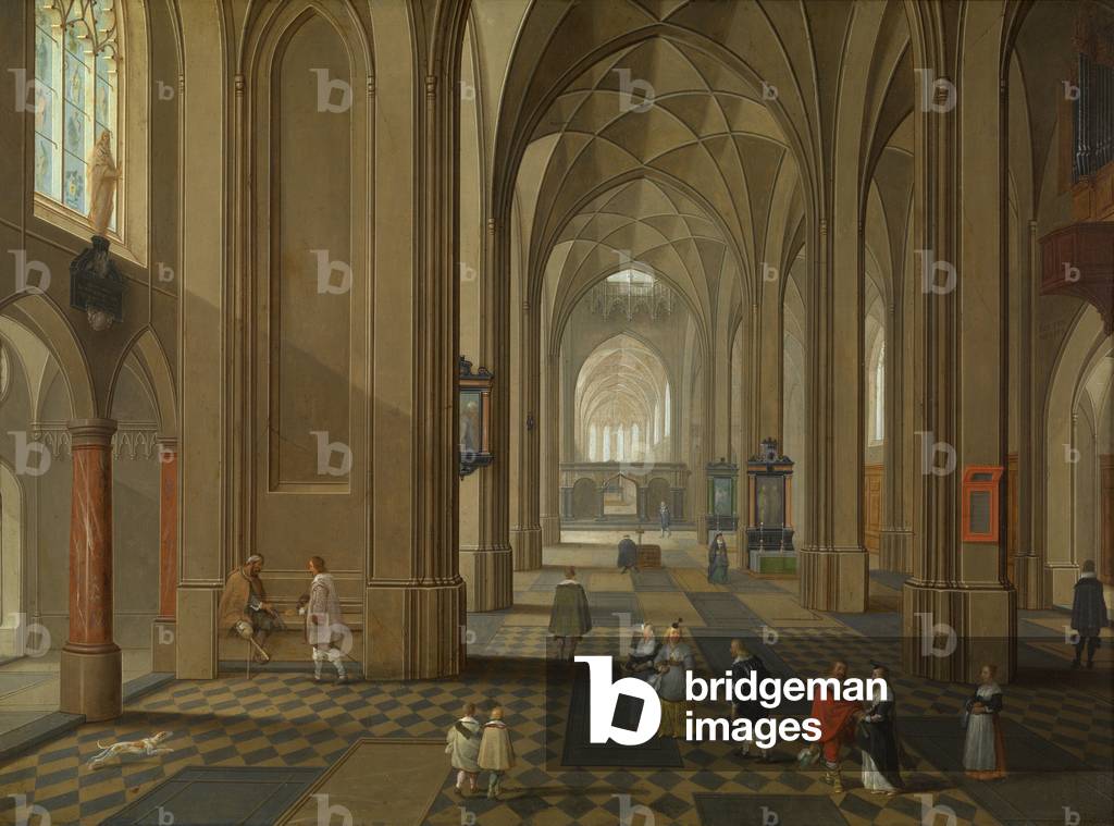 Interior of a Church (oil copper)