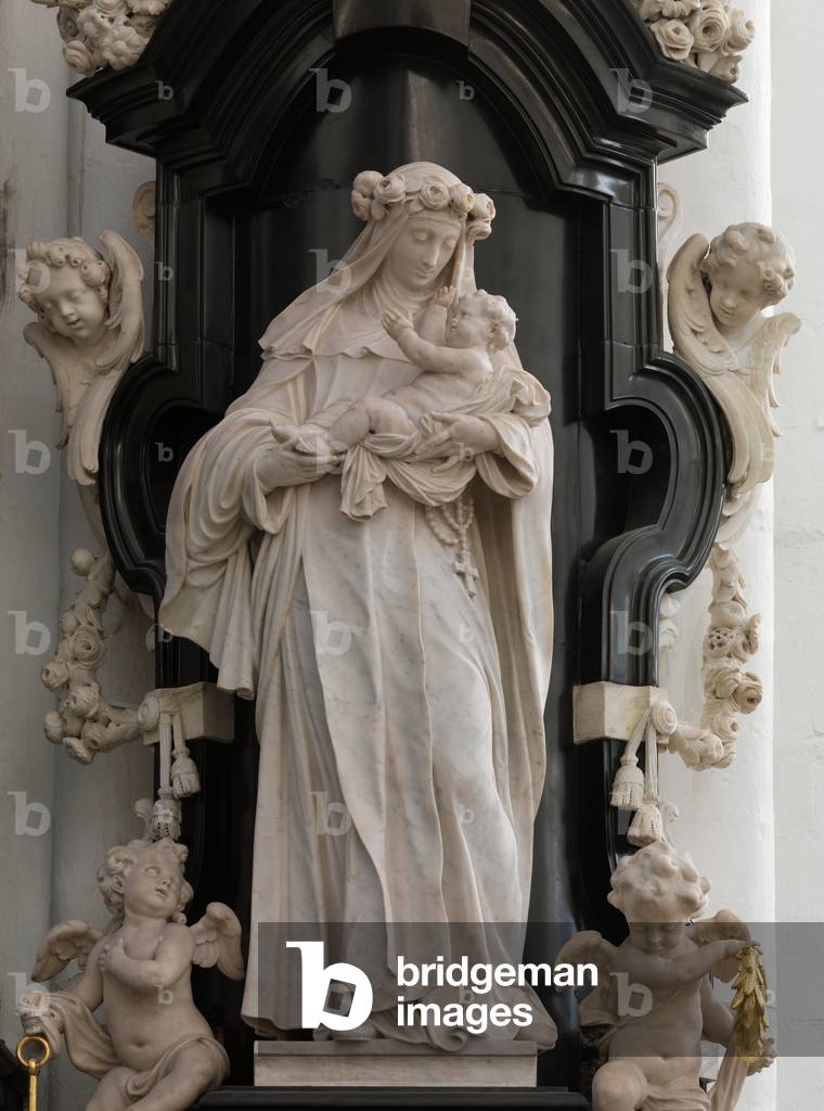 Saint Rosa of Lima (marble)