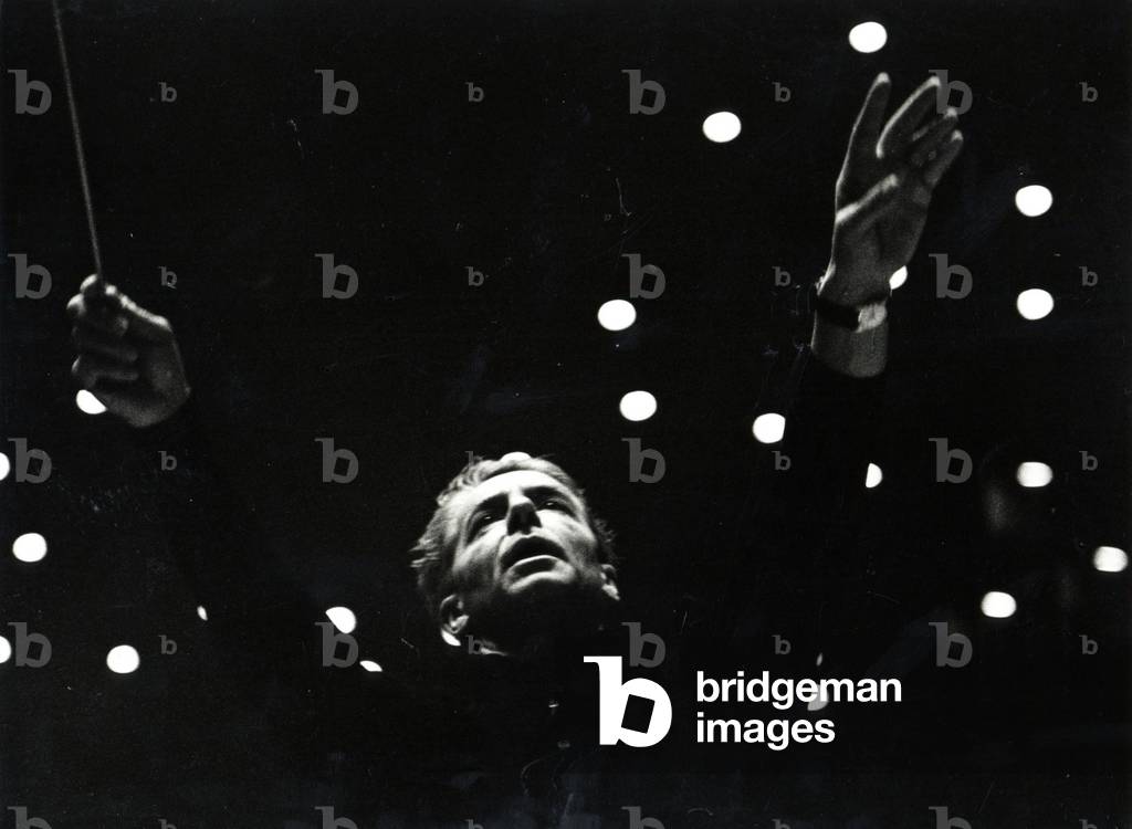Herbert von Karajan conducting