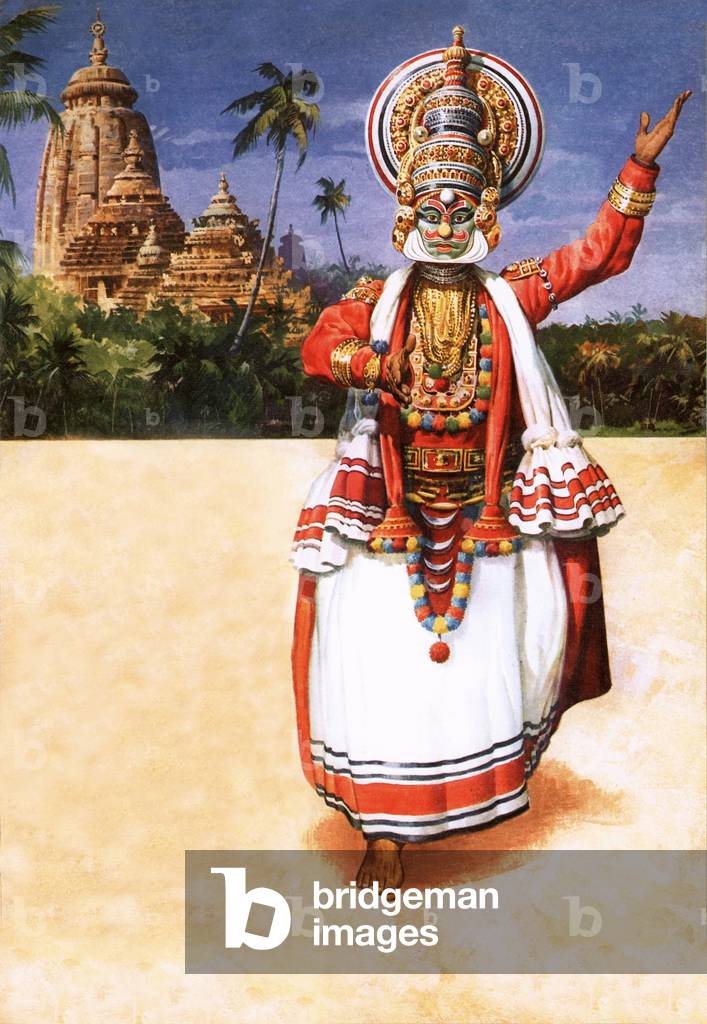 Kathakali, one of India's most colourful dances