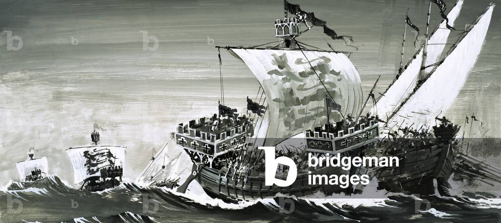 Unidentified Crusaders' ships