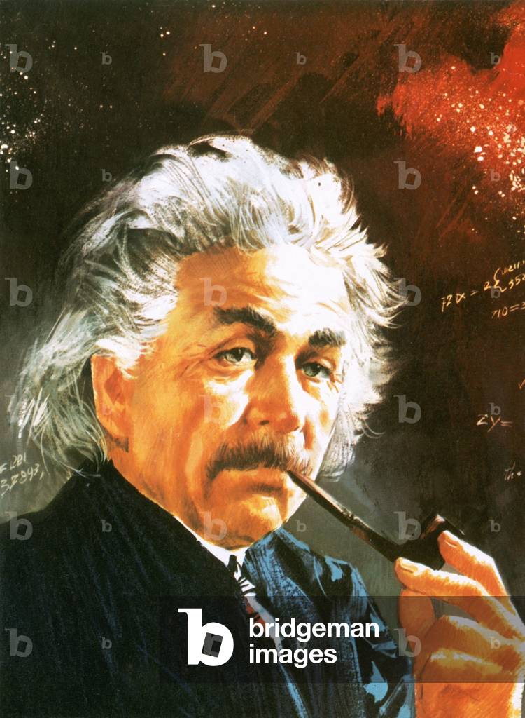Albert Einstein (litho)