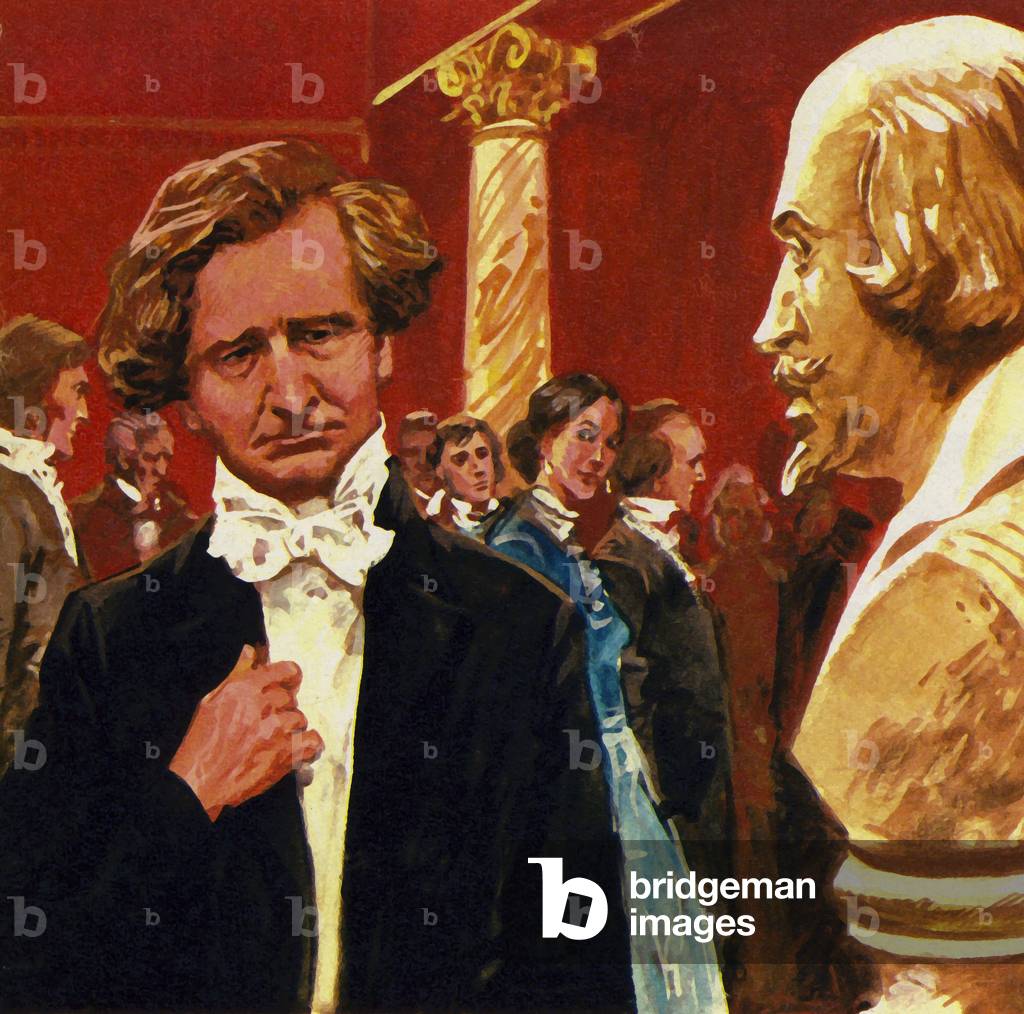 Berlioz's Romeo and Juliet is an example of his flair for producing music of great dramatic intensity (colour litho)