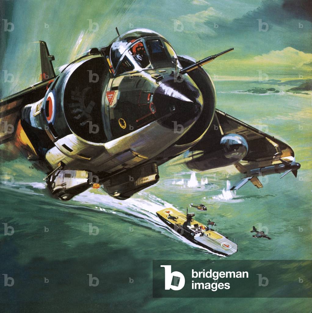 Der Harrier Jump Jet schließt sich der Navy an