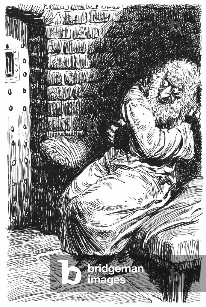 Illustration for Oliver Twist by Charles Dickens (pen and ink)