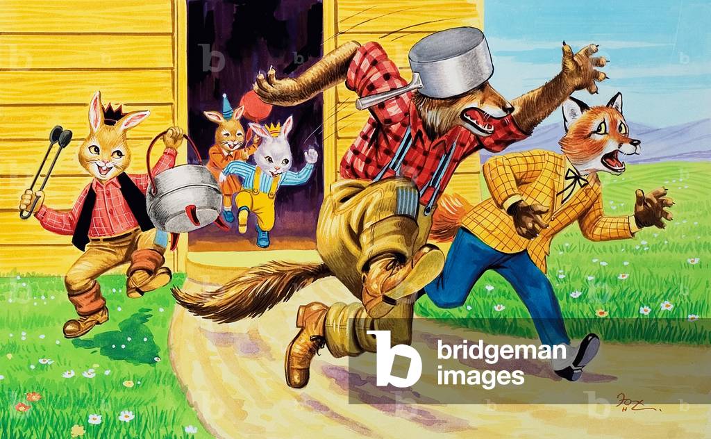 Brer Rabbit, friends and saucepans