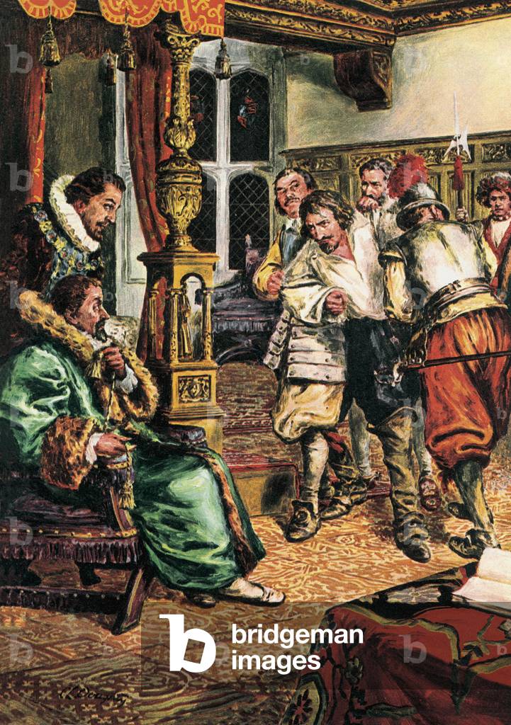 Image of Print depicting James I, 20th century by C.L. Doughty
