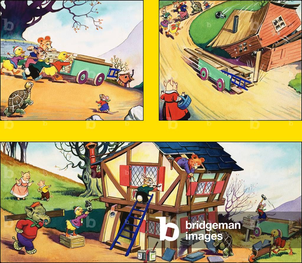 Image de Peinture représentant Dicky et dolly, 20th Siècle par Harold McCready