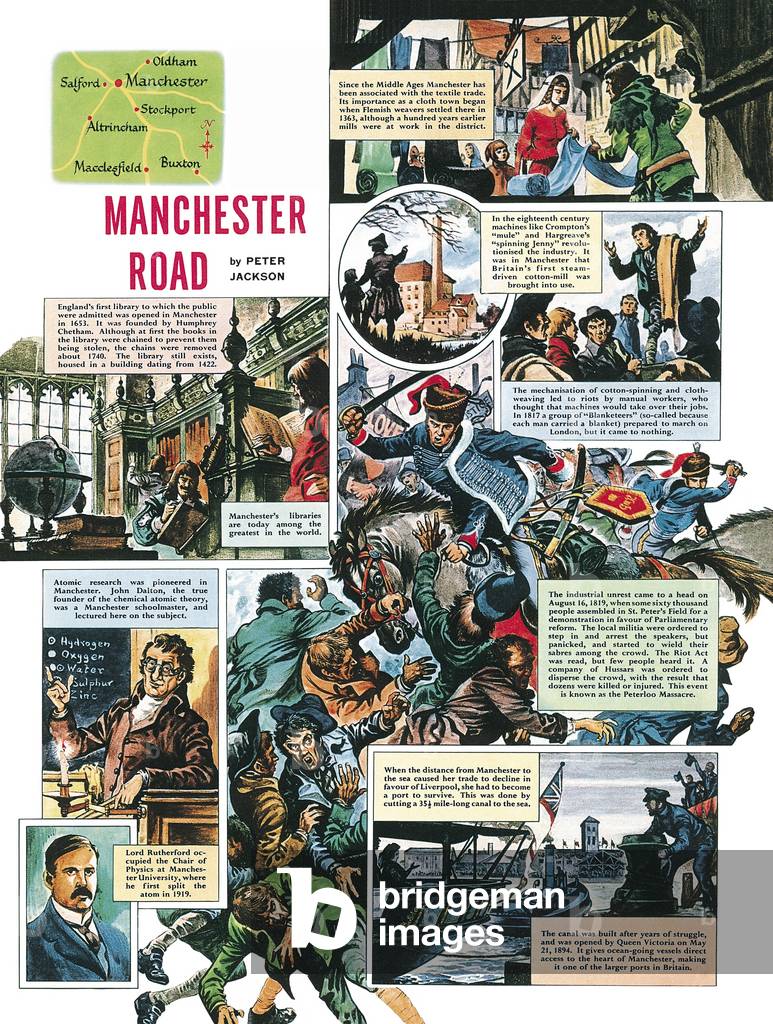 Image of Print depicting Manchester, 20th century by Peter Jackson