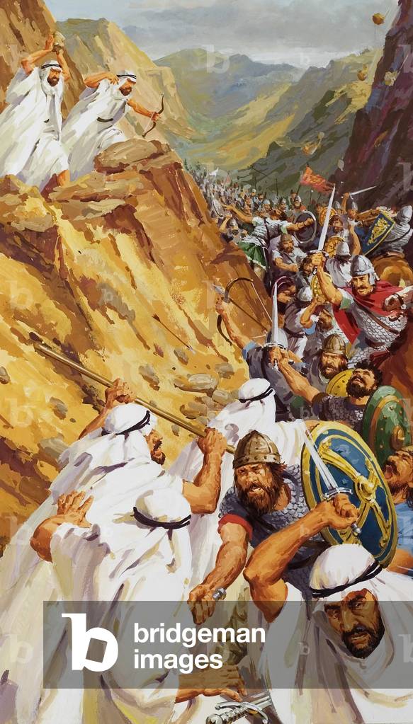 The Story of France, Charlemagne, 1974 (gouache on paper)