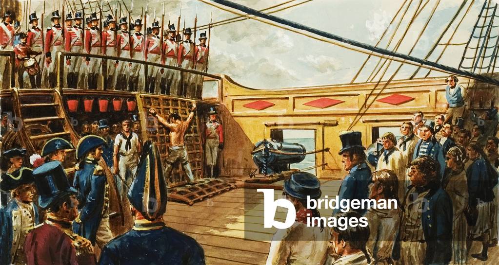 Immagine di Dipinto "Frustigazione in mare", 20th Secolo di English School
