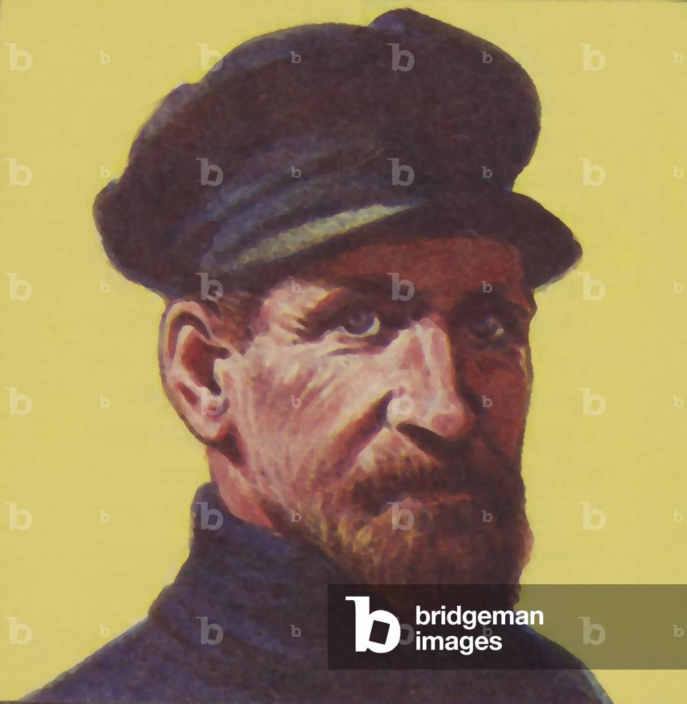 Joshua Slocum (colour litho)