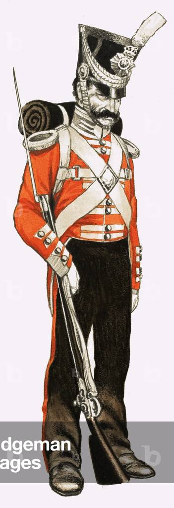 96th. Foot Private 1836