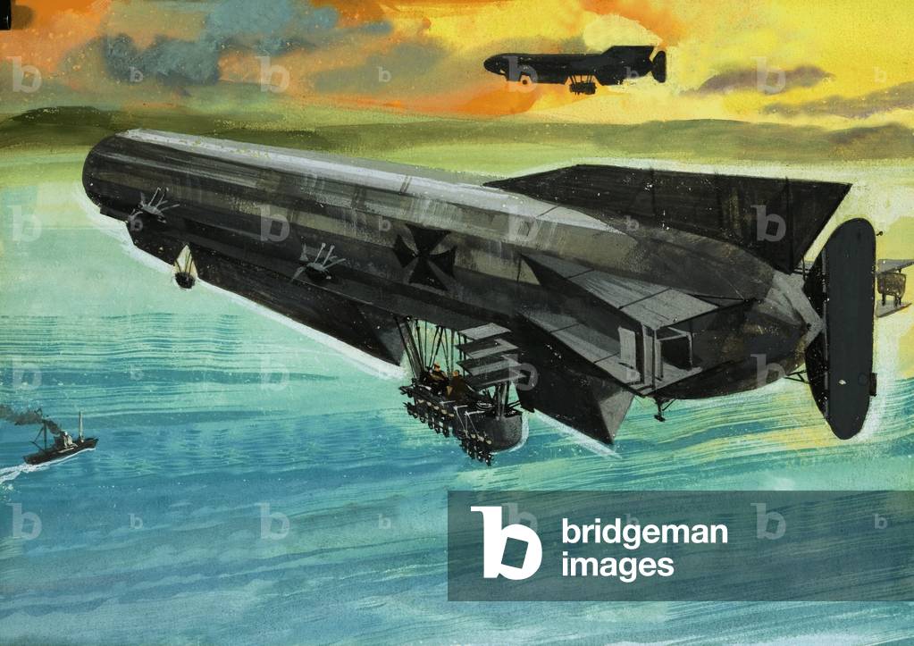 Nicht identifizierter Zeppelin-Ballon