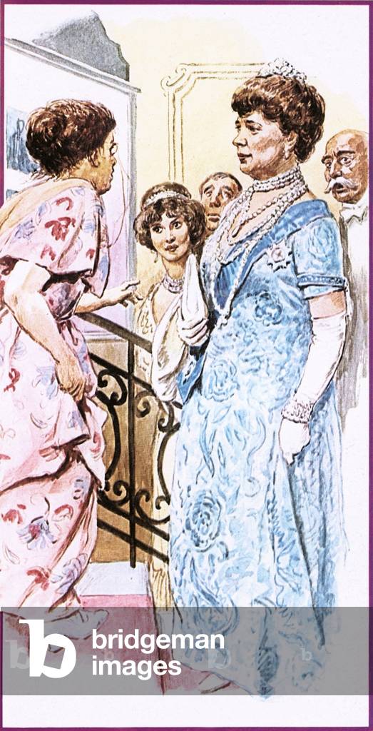 Lilian Baylis telling Queen Mary just what she thought of her late arrival