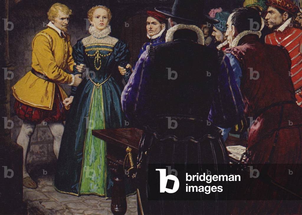 Mary Queen Of Scots (colour litho)