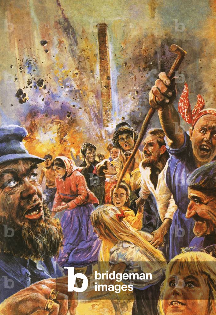 Scene from Zola's novel 'Germinal'