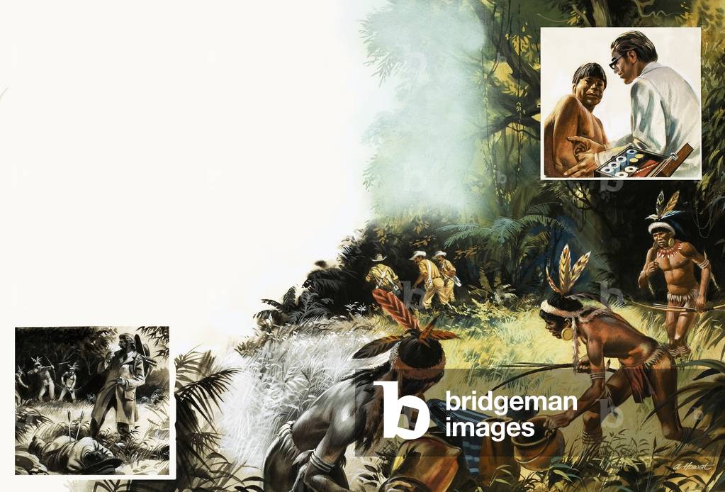 The Brazilian authorities began to make contact with the fierce Chavante Indians
