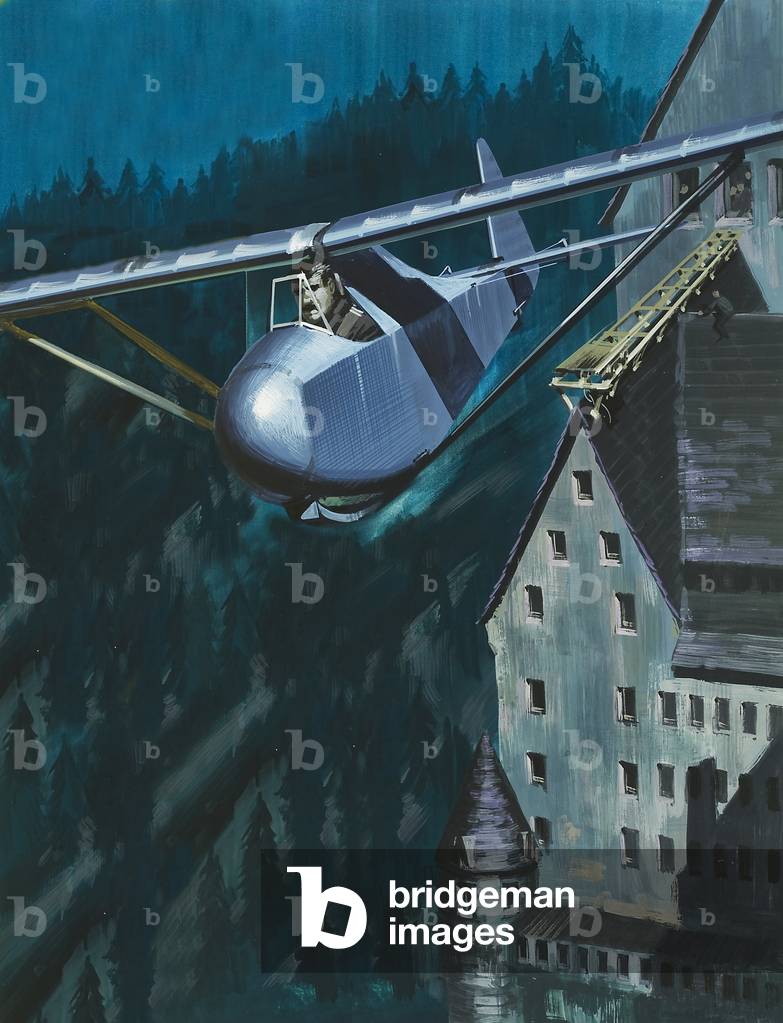 Glider escape from Colditz Castle