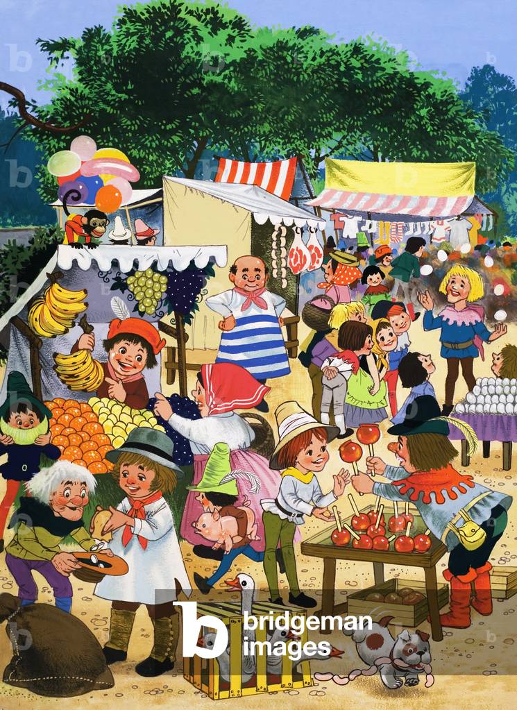 At the market