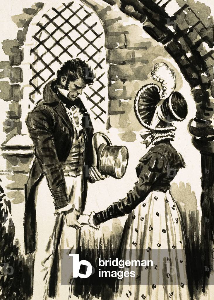 Northanger Abbey (gouache on paper)