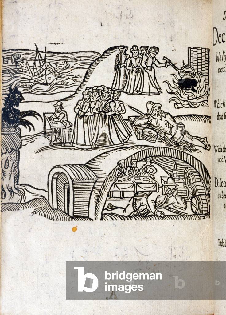 Newes dalla Scozia, dichiarando la dannabile vita e morte del Dr. Fian (xilografia)