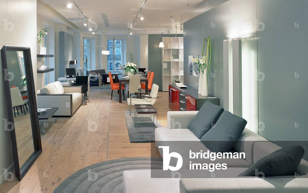 Les Galeries Lafayette, 40 Boulevard Haussmann, Paris 9. Architecture by Jean-Jacques Ory, Saguez and Partners.