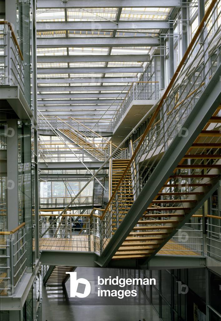 The University of Champs sur Marne (Seine and Marne). Architects Francoise Jourda and Gilles Perraudin, 1995.