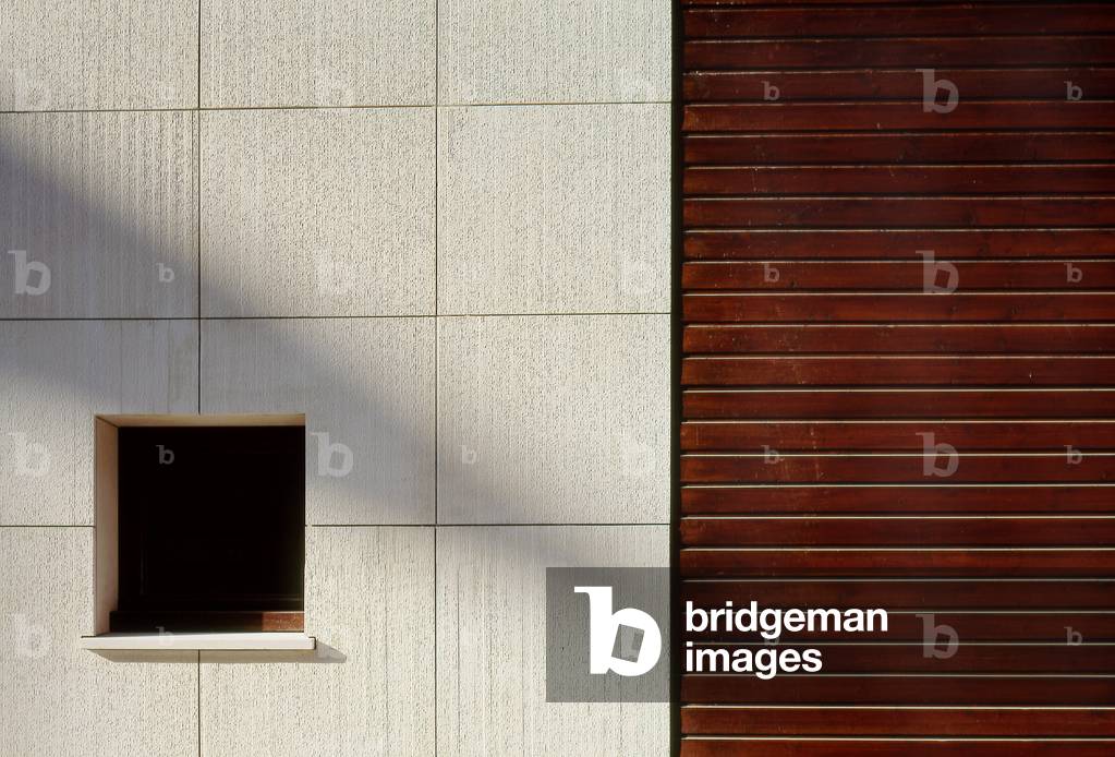 Facade detail: Architects Philippe Ameller and Jacques Dubois.