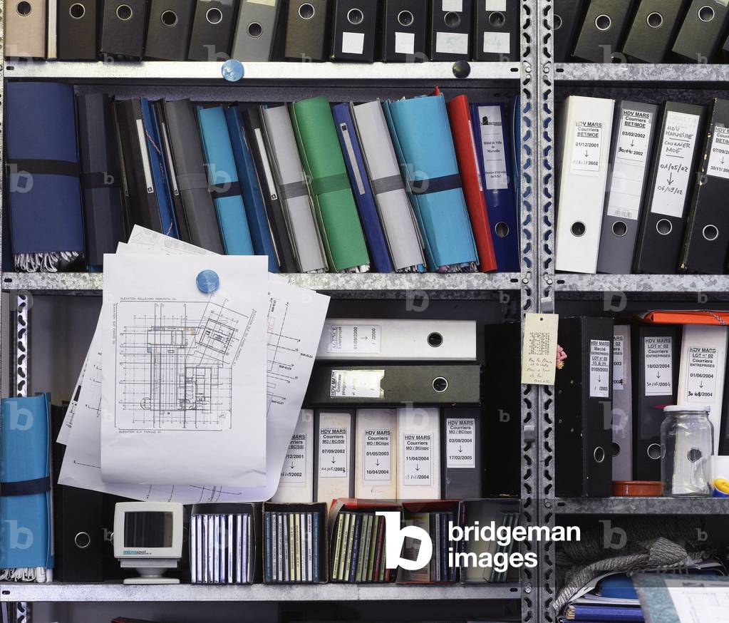 Offices of Franck Hammoutene's architecture agency in Paris (Furniture of architecture office's Franck Hammoutene in Paris), 10 - 12 rue des Lyonnais, Paris 5