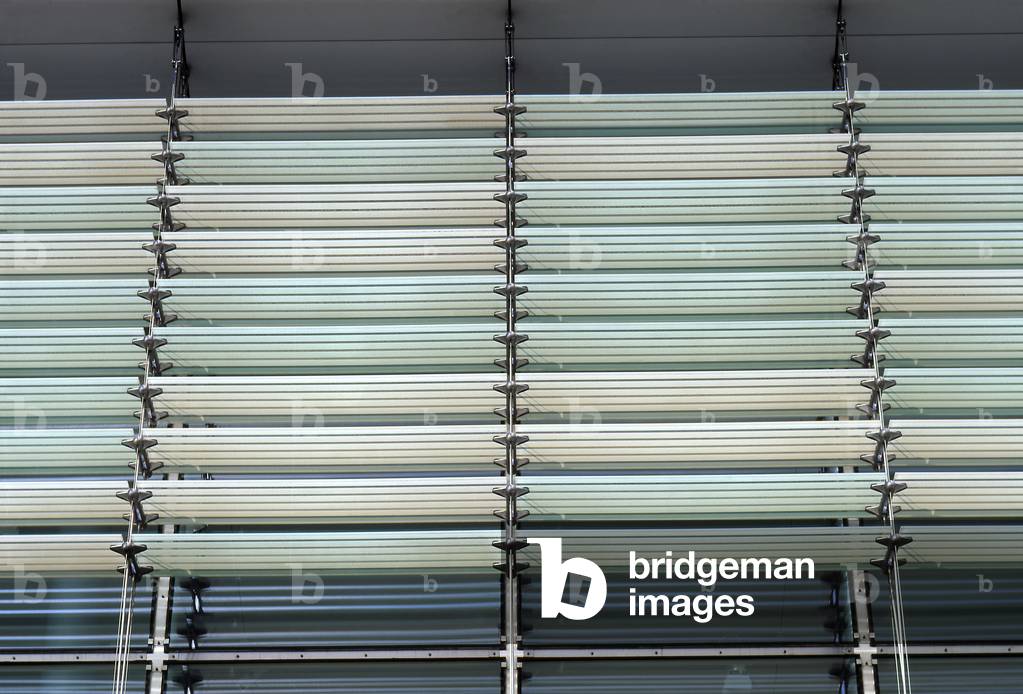 Sun protection of the museum and archeological site of Saint Romain en Gal (Rhone). Architects Philippe Chaix and Jean Paul Morel.