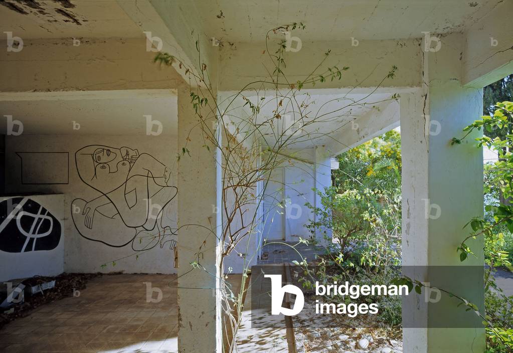 Maison d'Eileen Gray in Roquebrune Cap Martin (Alpes Maritimes). Architects Jean Badovici (1893-1956) and Eileen Gray (1878-1976, 1929.