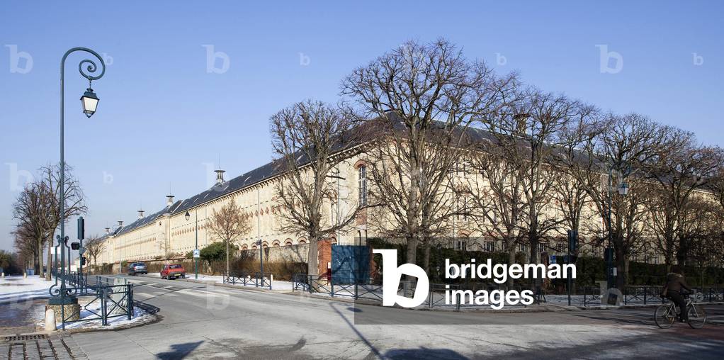 The school city Lakanel, 3 avenue du President Franklin Roosevelt, in Sceaux (Hauts de Seine, Ile de France). Architect Anatole de Baudot, 1882-1885.