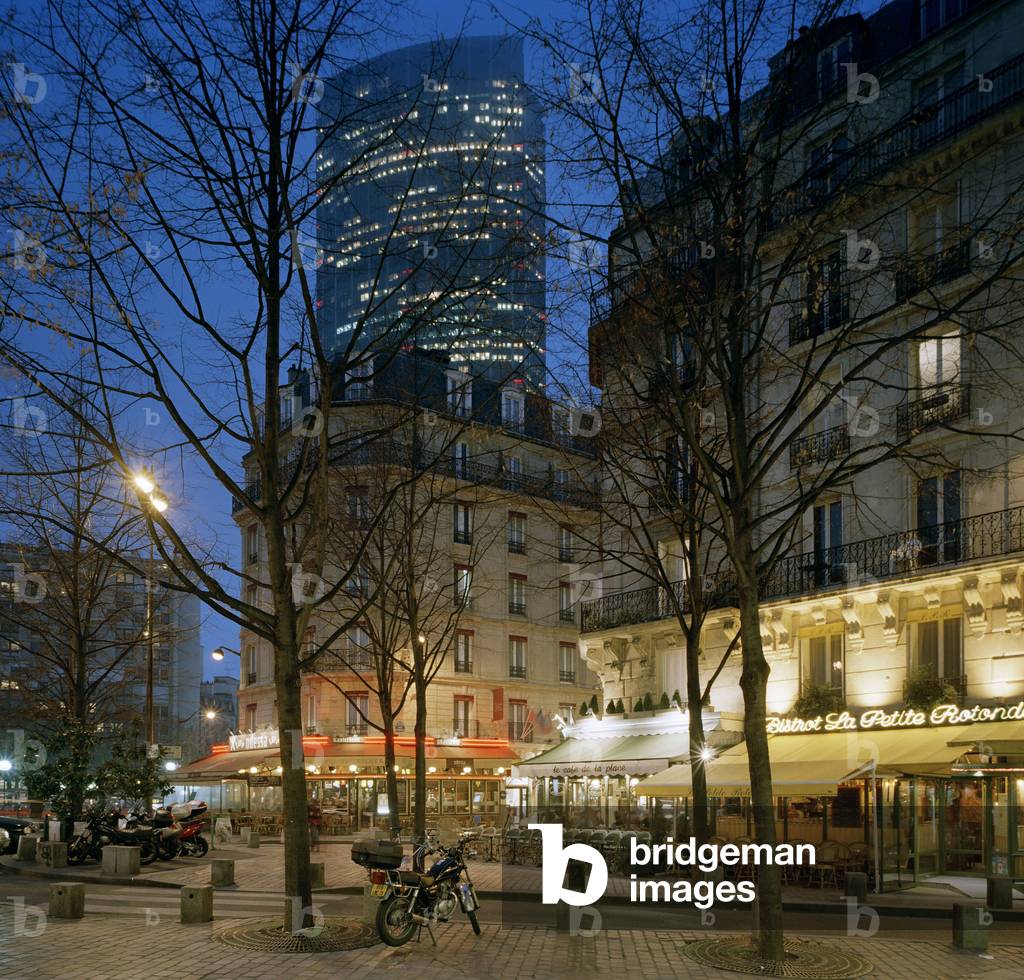 Place Fernand Mourlot in Paris. 2005 photograph.