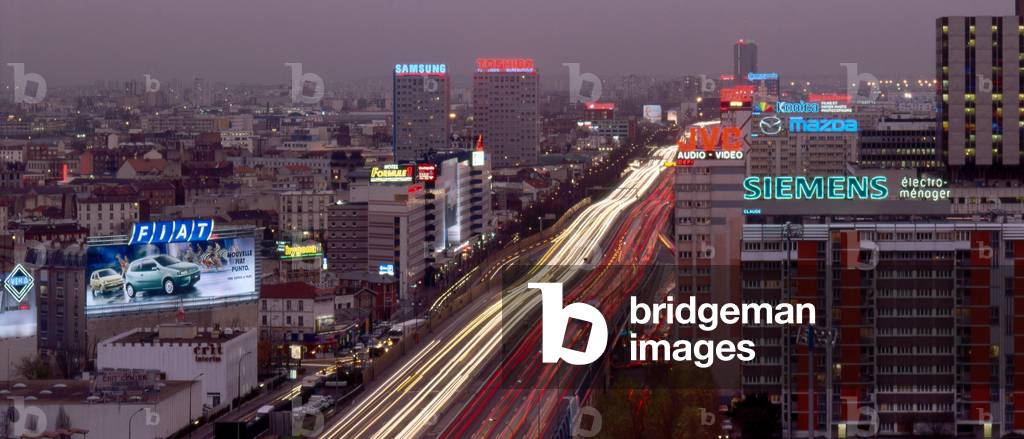 The peripheric boulevard in Paris
