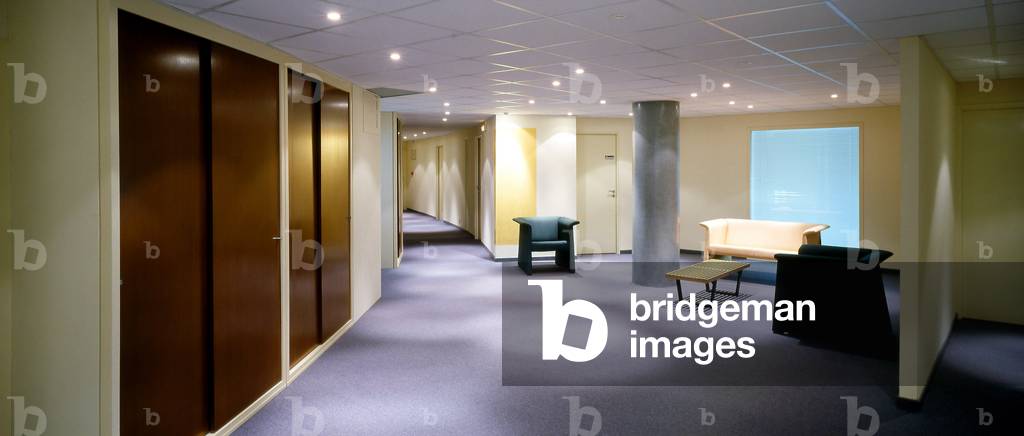 Offices of the District de Montpellier, Herault, Languedoc-Roussillon (Languedoc Roussillon), France. Architecture of Studio Naco, 1993