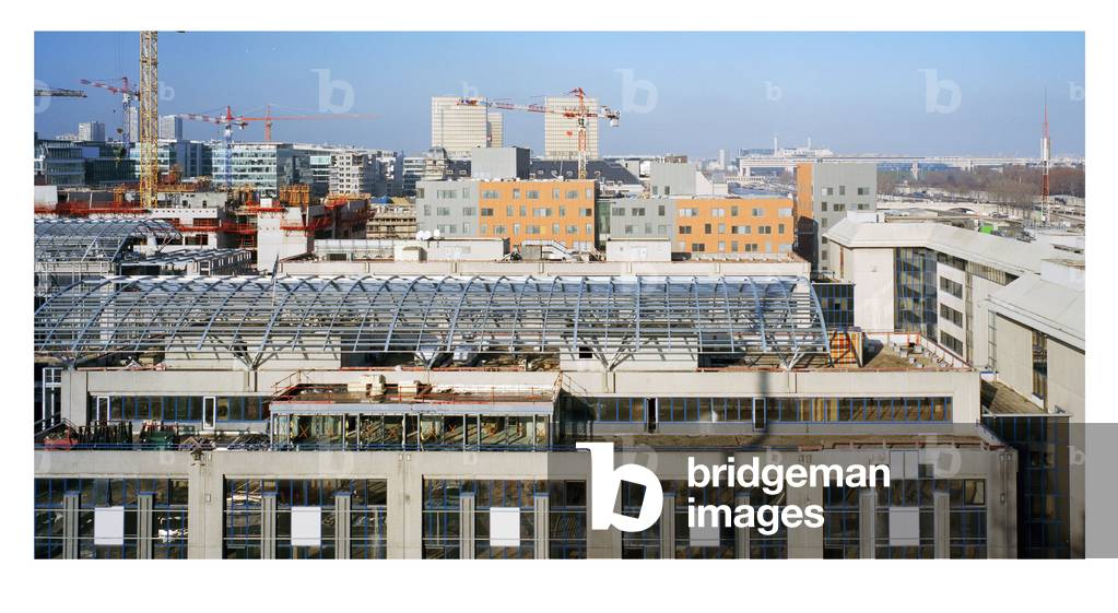 The Rive Gauche district seen from the architecture school Paris Val de Seine in Paris 75013. Photography 10/01/06.